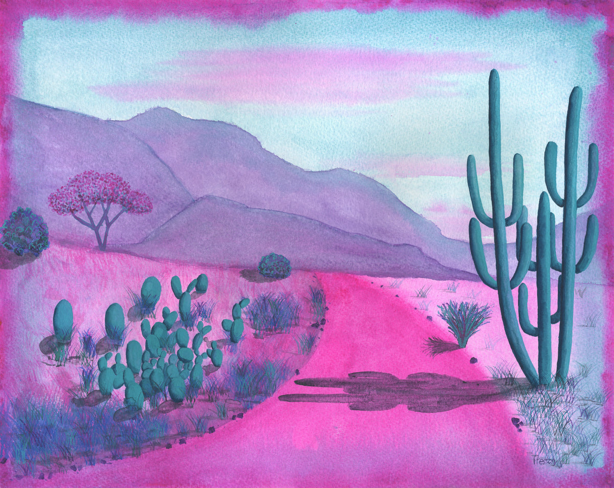 Prickly Paradise: Desert Trail - PRINTS