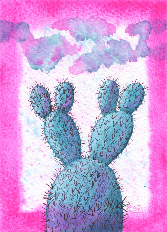 Prickly Paradise II - ORIGINAL PAINTING
