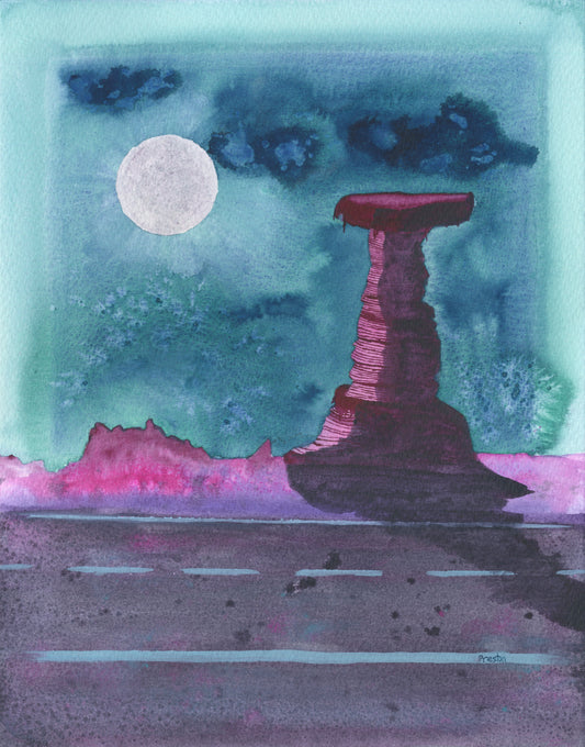 Prickly Paradise: Lonely Road II - PRINTS